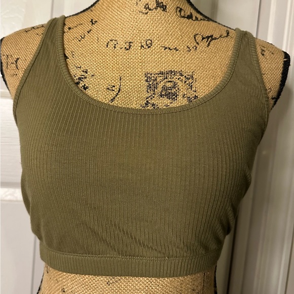 CULPOS x INC Jogger Cardigan 3 Piece Set - Olive Green Soft Ribbed Tracksuit - Picture 5 of 11